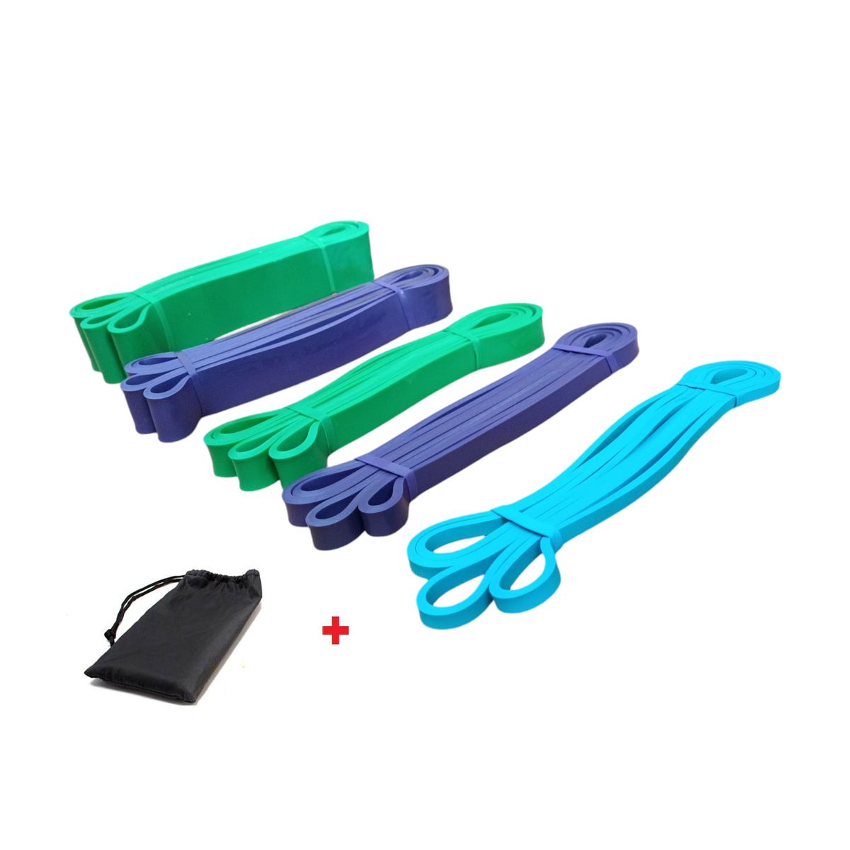 WINNER - Bandas Crossfit Ligas De Resistencia Set Completo 5 Unidades