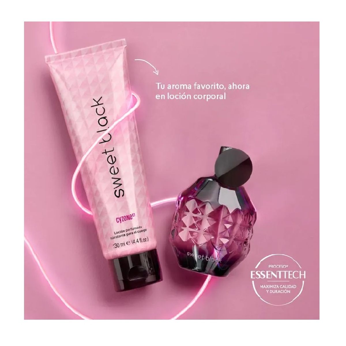 CYZONE - Perfume Sweet Black + locion  Cyzone