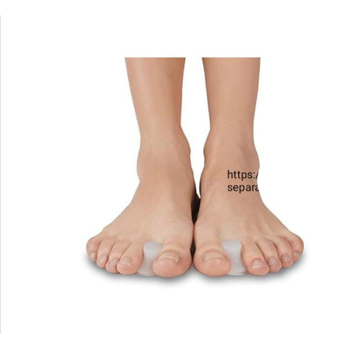 GENERICO - Separador De Dedo En Gel De Silicona Natural Talqueado