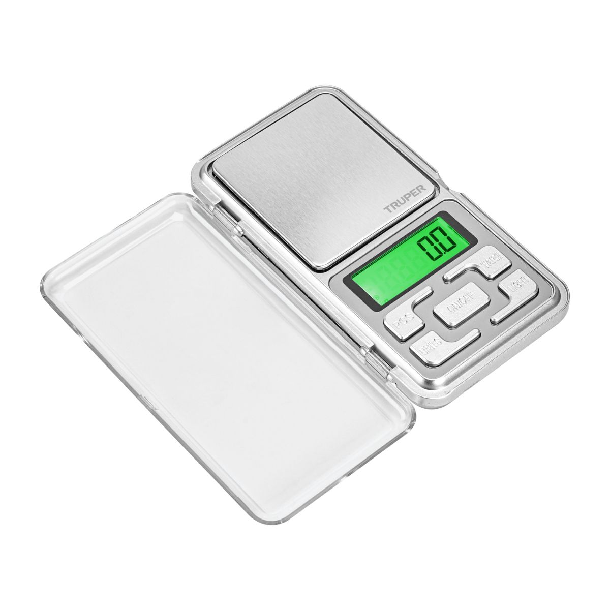 TRUPER - Balanza electrónica de bolsillo 500g Gramera Truper