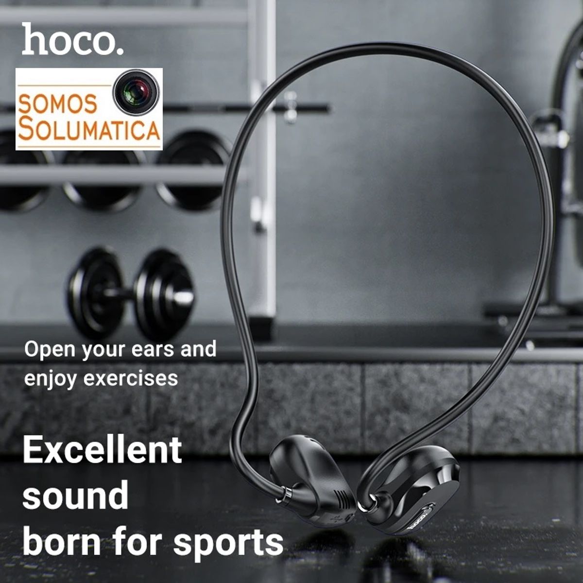 HOCO - Audífono Bluetooth Conducción Osea - 8 Horas De Música - Hoco.