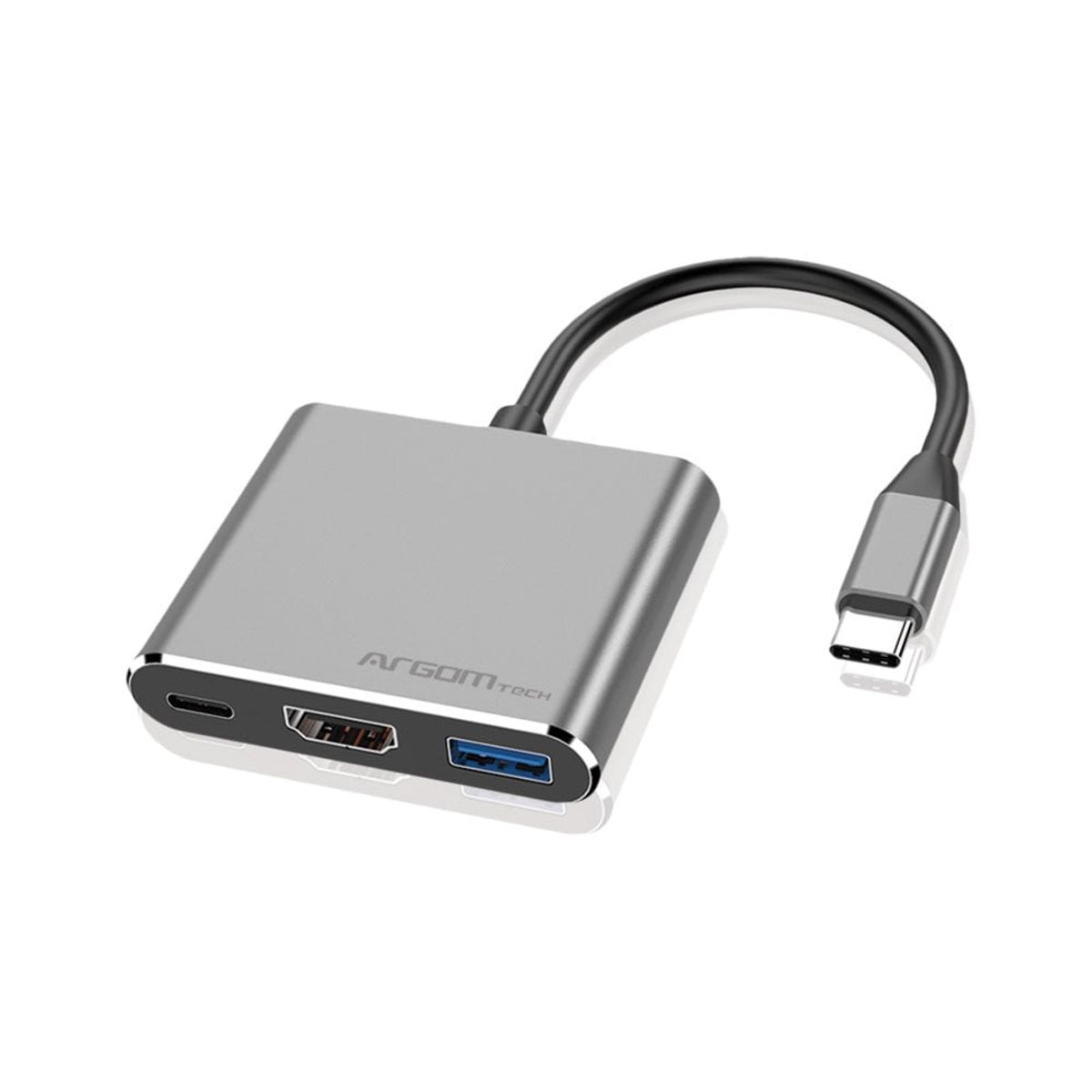 ARGOMTECH - ADAPTADOR 3 EN 1 TIPO C HUB ONEAXESS