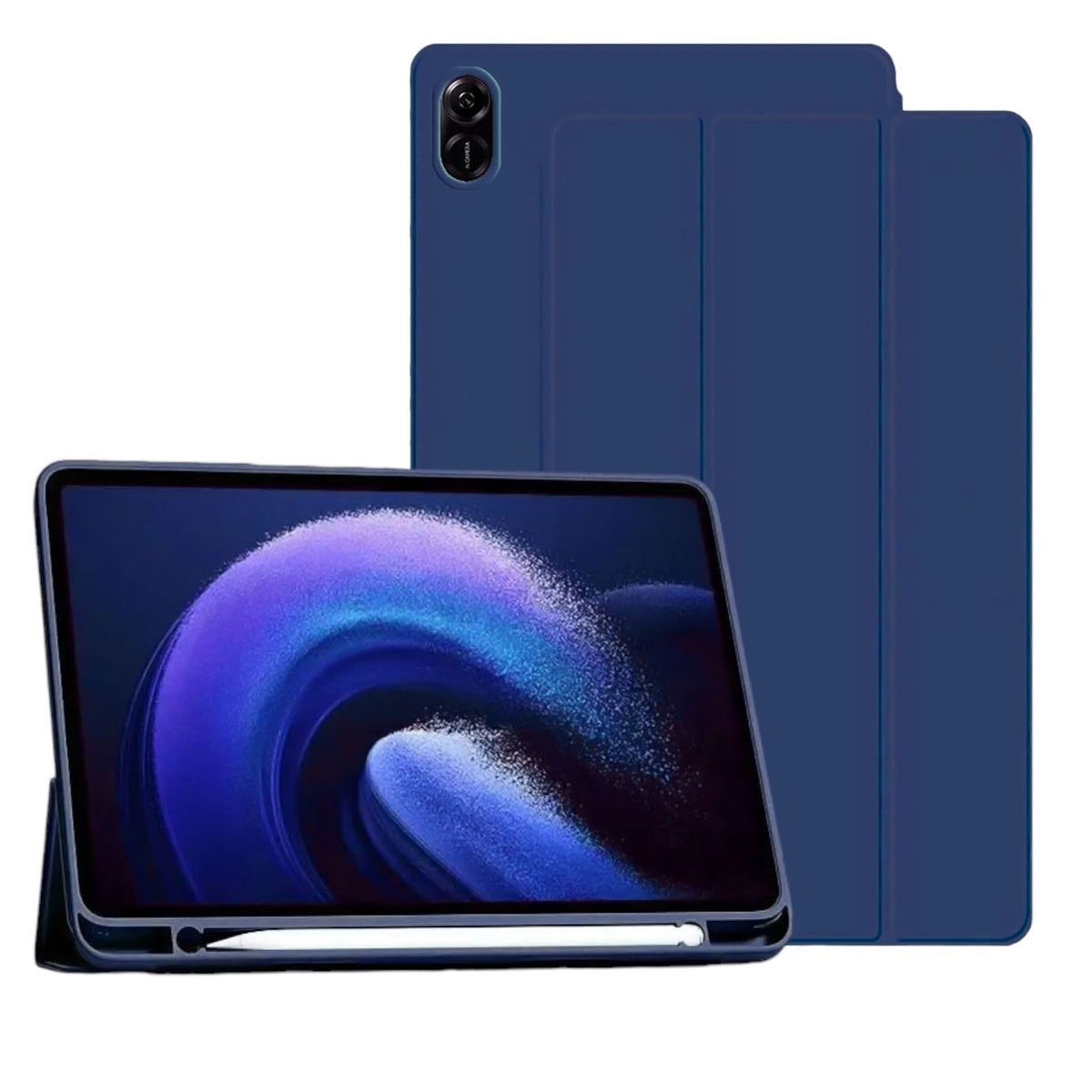 FUNDAANTIGOLPES - Funda Smart Cover con Porta Lapiz para Tablet Honor Pad X9 Azul