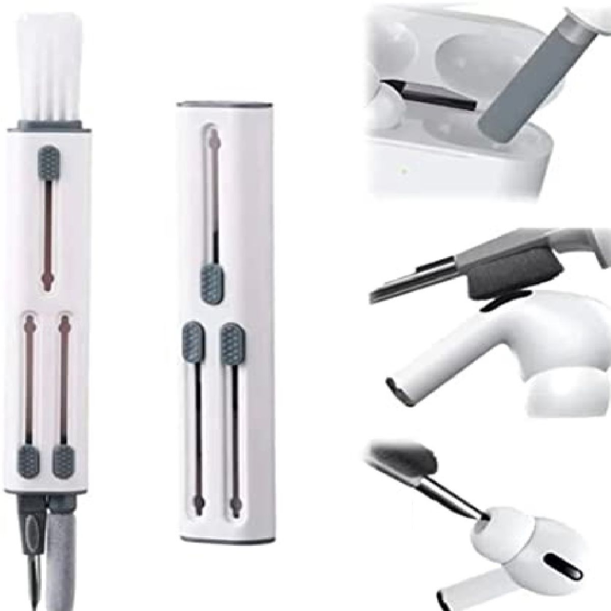 OTTOWARE - Kit de Limpieza de Auriculares 4 en 1