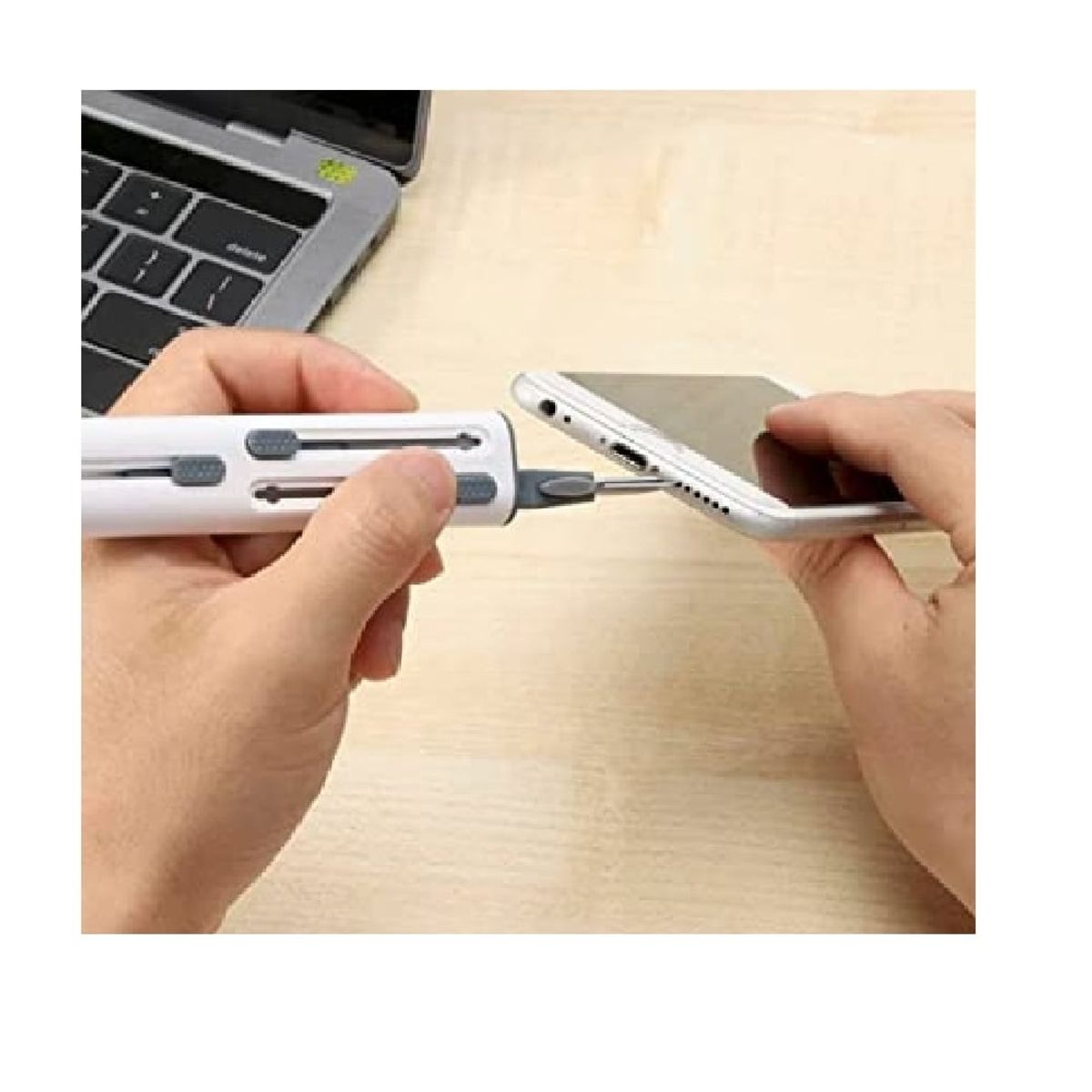 OTTOWARE - Kit de Limpieza de Auriculares 4 en 1