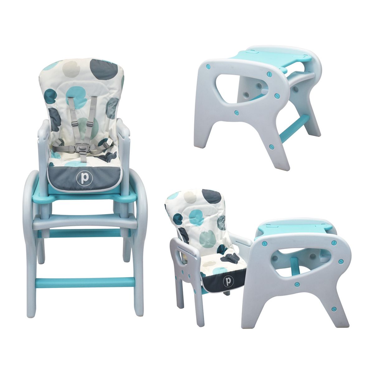 PRIORI - Silla De Comer Escritorio Para Bebe Priori PCM-10 Verde