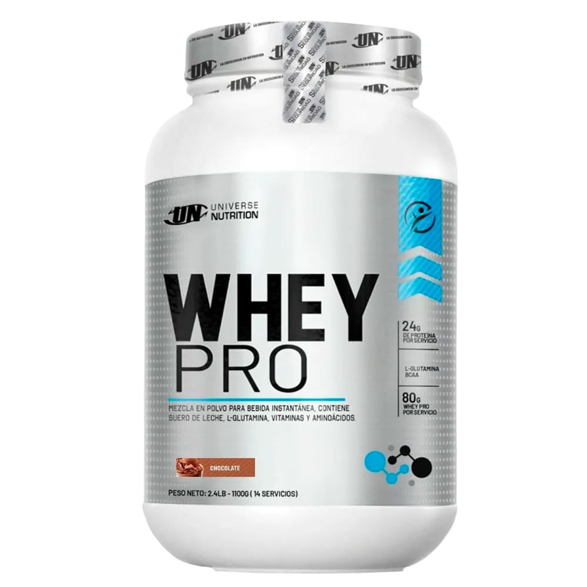Universe Nutrition - Whey Pro 1.1 kg Chocolate+Creatina Kevin Levrone 300gr+Shaker