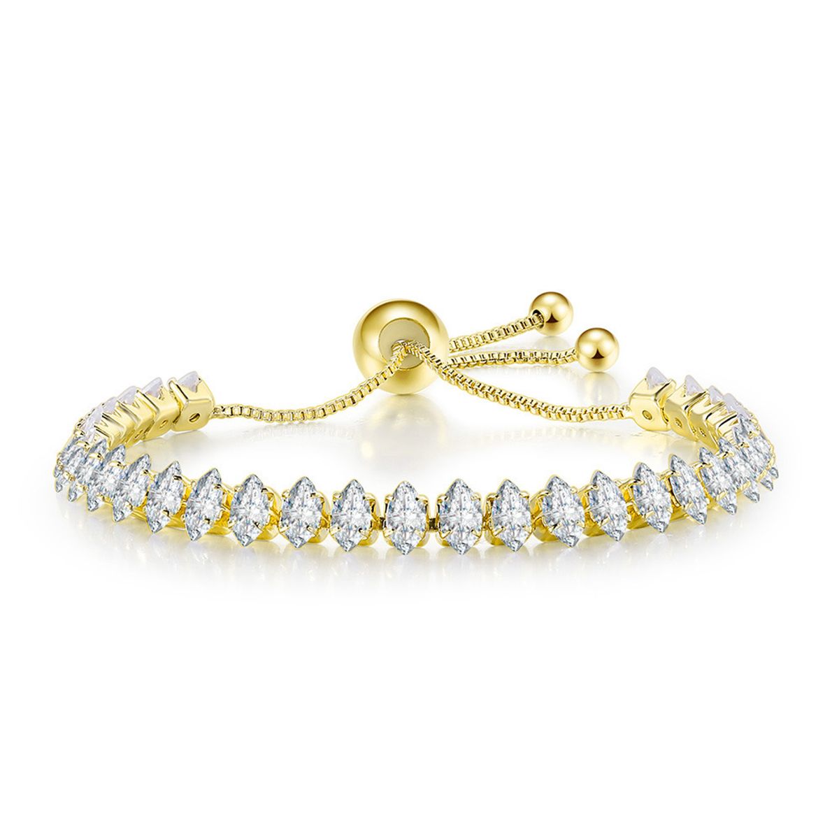 LA TIENDA 88 JOYAS Y ACCESORIOS - La Tienda 88 - Pulsera Brazalete Bañado en Oro de 18k - Amarillo