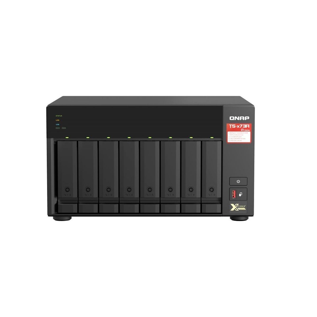 QNAP - QNAP-Kit SERV-NAS TS-873A-8G y SWITCH 5P QSW-1105-5T P/N: TS-873A-SW5T