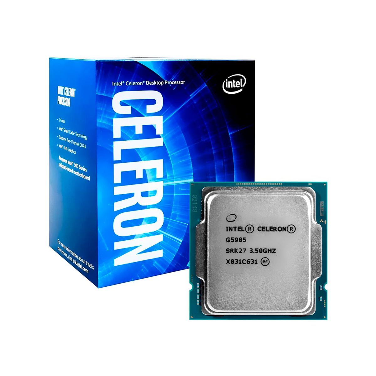 INTEL - PROCESADOR INTEL CELERON G5905 3.50 GHZ P/N: BX80701G5905