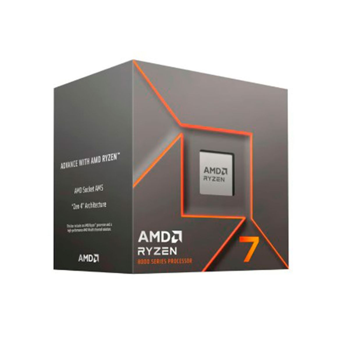 AMD - PROCESADOR AMD RYZEN 7 8700F 4.10 / 5.00 GHZ P/N: 100-100001590BOX