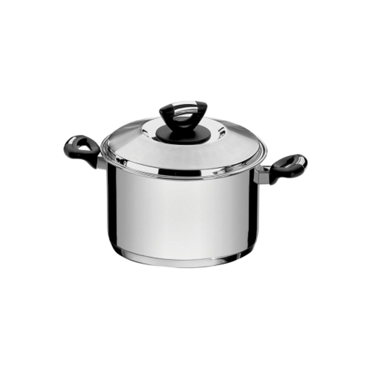 TRAMONTINA - Olla Tramontina Solar Baquelite  tapa y asas de baquelita 20 cm 4,6 L