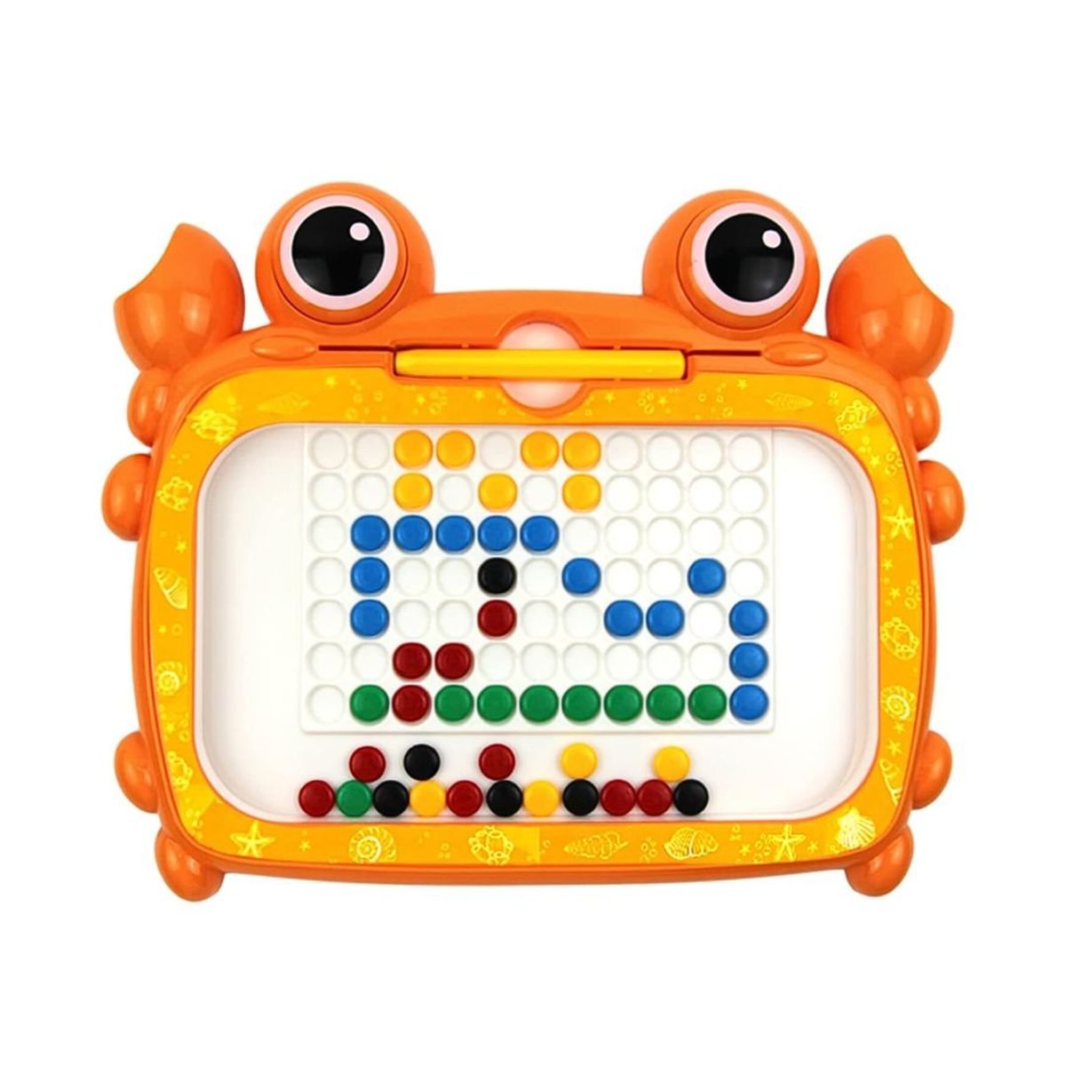 GENERICO - Pizarra Cangrejo de Puntos Magnéticos + Bolígrafo