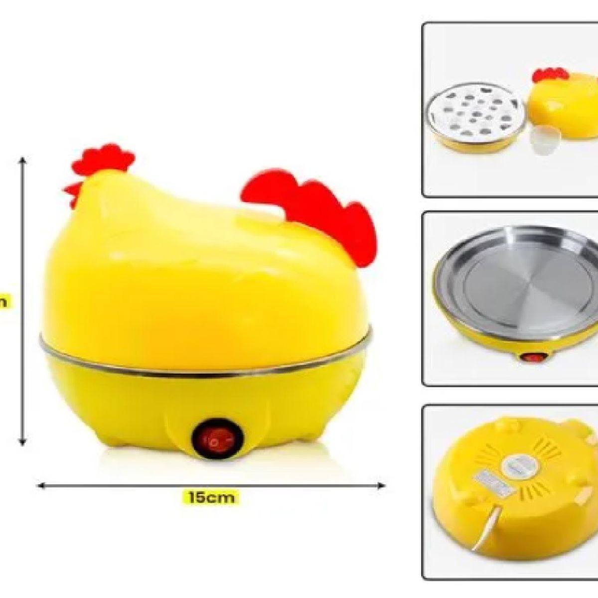 GENERICO - HERVIDORA DE HUEVOS modelo gallina