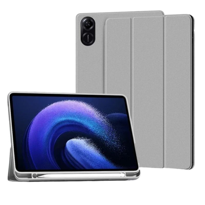 FUNDAANTIGOLPES - Funda Smart Cover con Porta Lapiz para Tablet Honor Pad X9 Gris