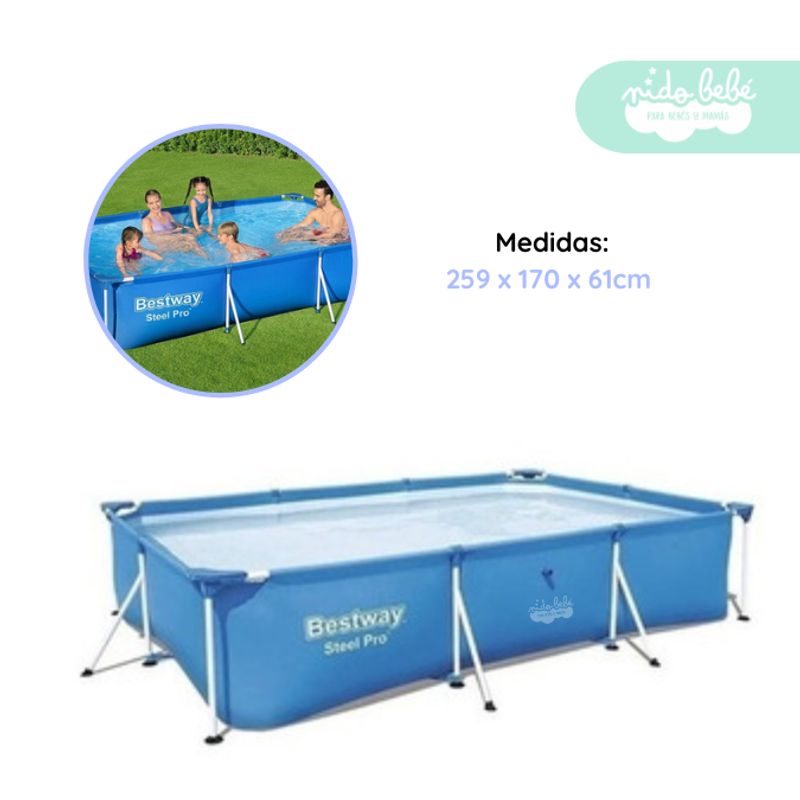 GENERICO - Piscina Estructural Rectangular Betsway 2.59 metros