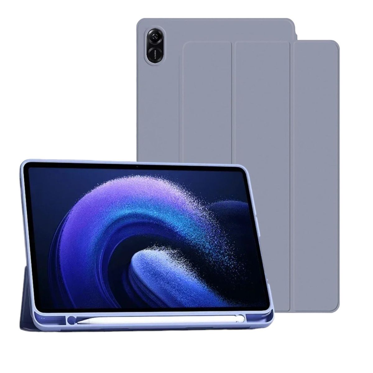 FUNDAANTIGOLPES - Funda Smart Cover con Porta Lapiz para Tablet Honor Pad X9 Lavanda