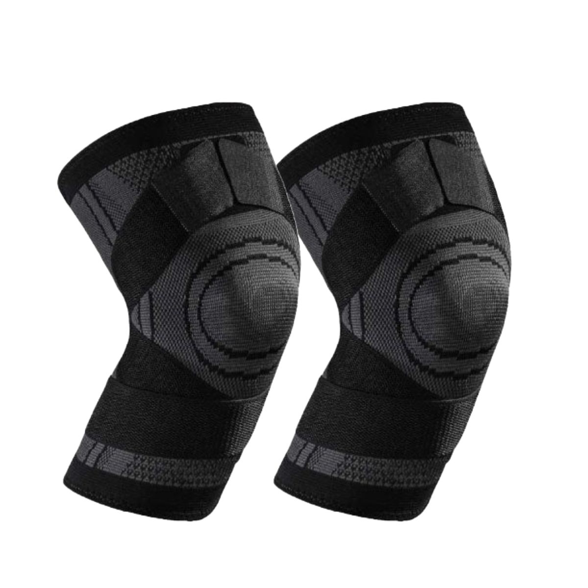 GENERICO - Par de Rodilleras Elástica para Compresión y Soporte