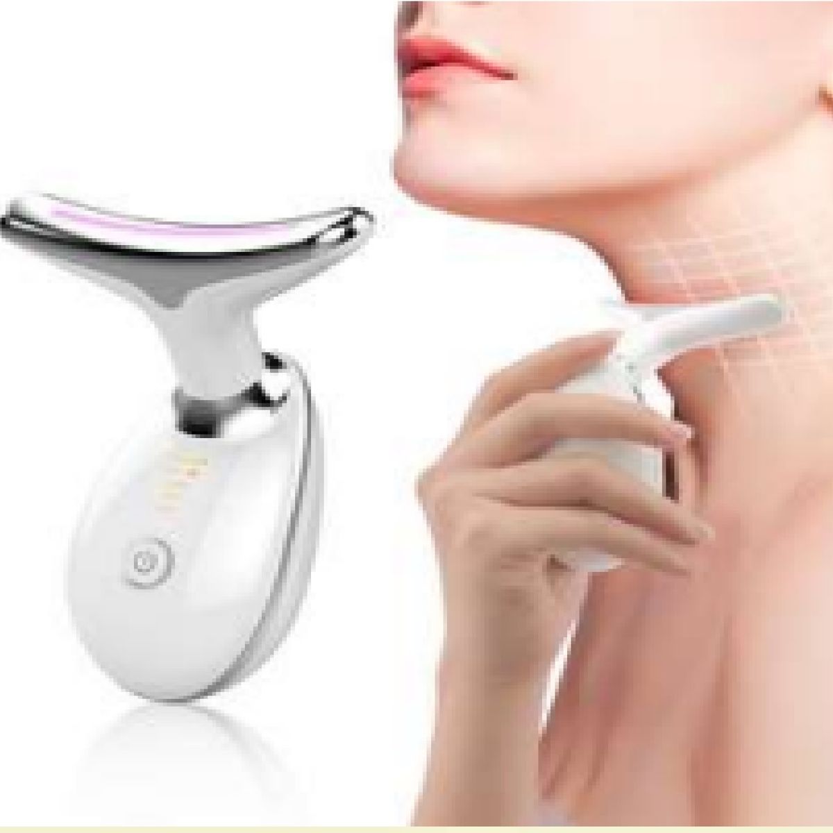 GENERICO - Masajeador con luz Led Reductor de Arrugas y Papada