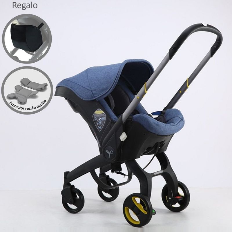 GENERICO - Coche de Para Bebé “Donna” Multifuncional 4 en 1 Color Azul