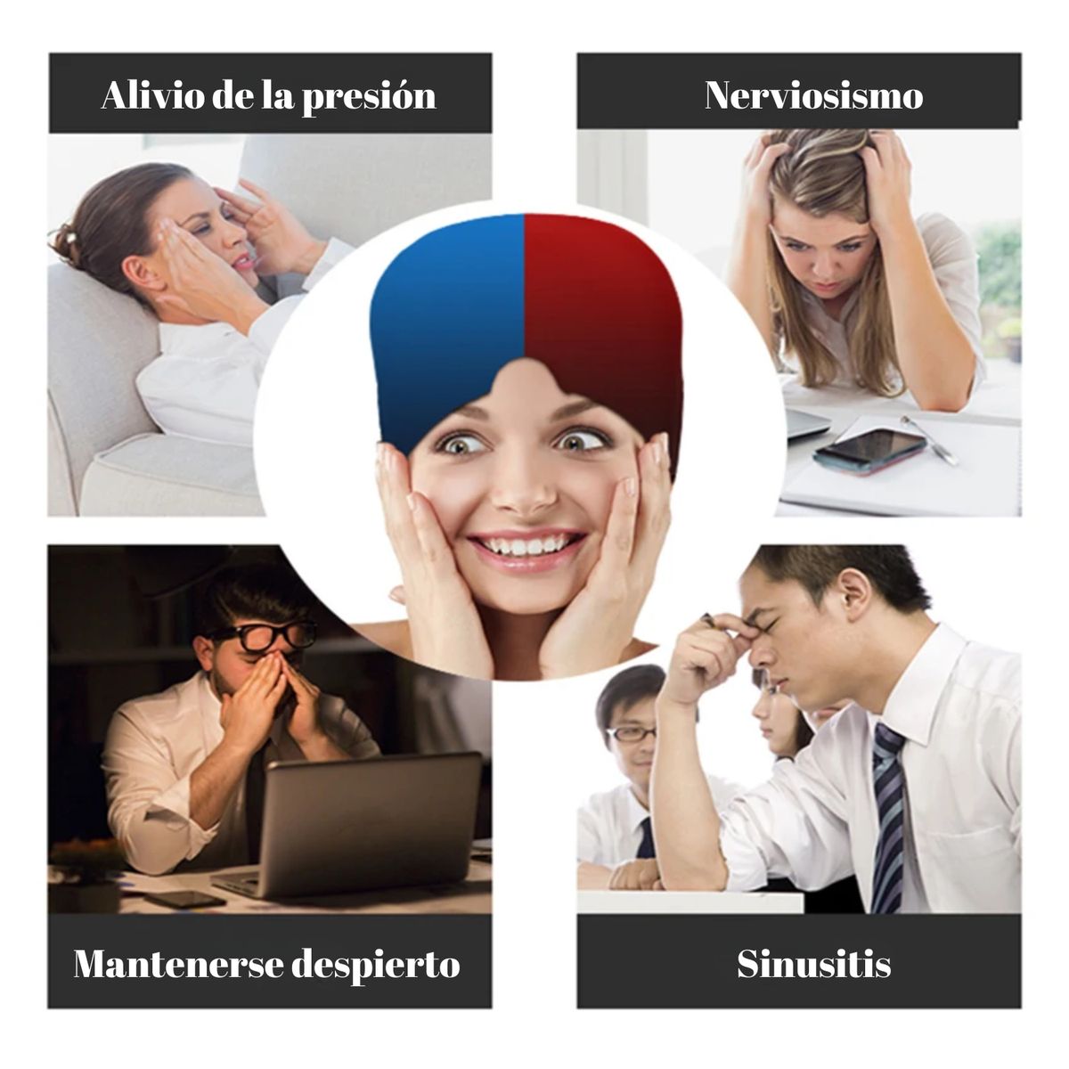 GENERICO - Gorro Para Aliviar el Dolor de Cabeza y Migraña