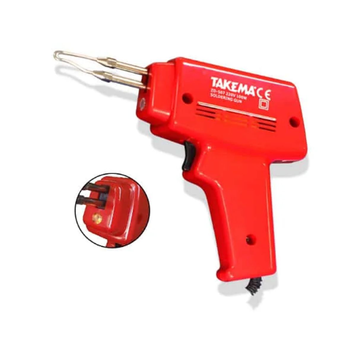 TAKEMA - Pistola de Soldar 100W 220VAC ZD-507 TAKEMA