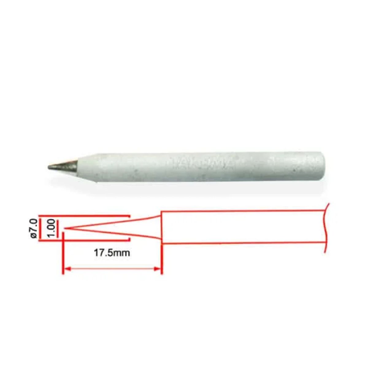 TAKEMA - Punta de Repuesto para Cautín Set x 5und ST-28100W TAKEMA