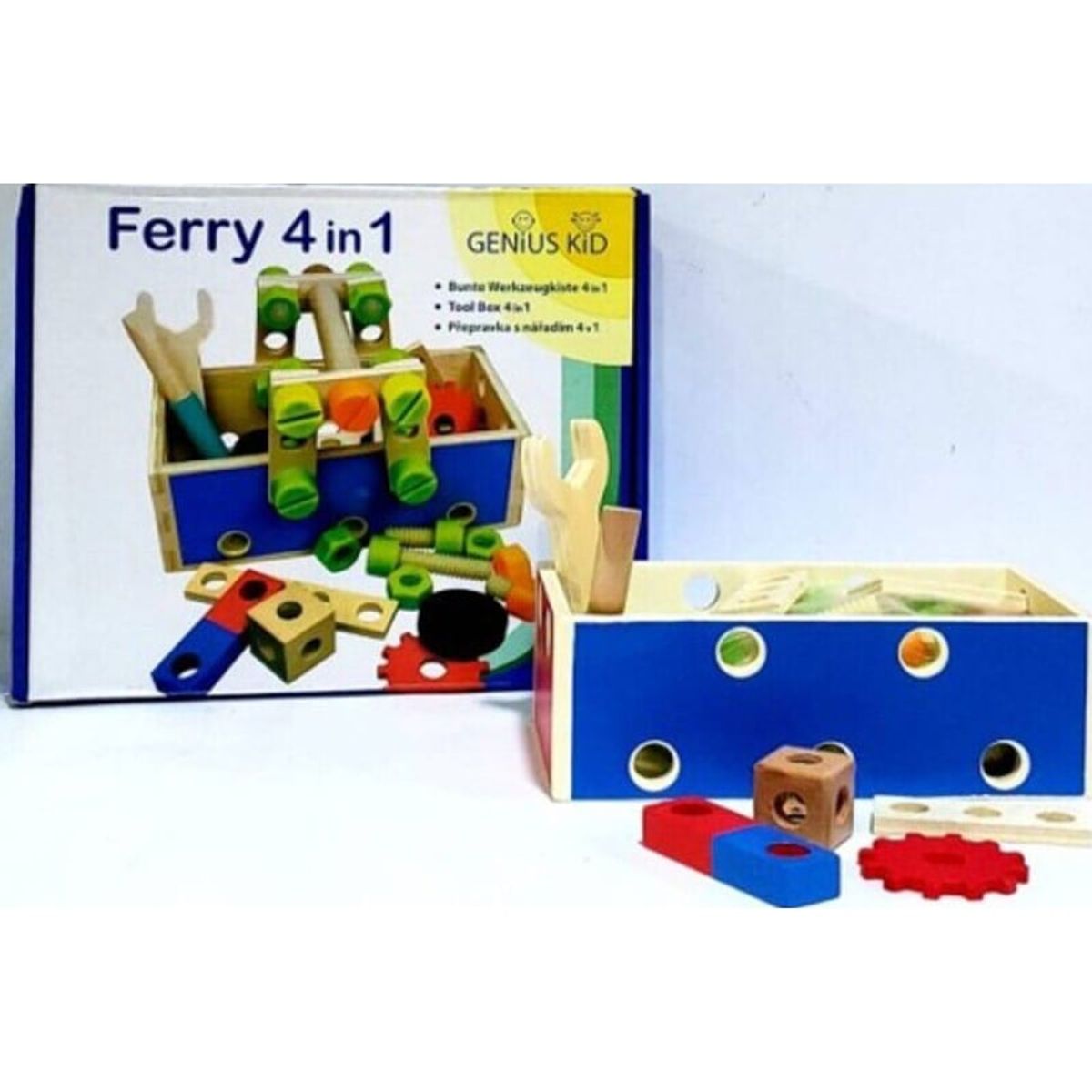 GENERICO - Caja De Herramientas De Madera Didactico