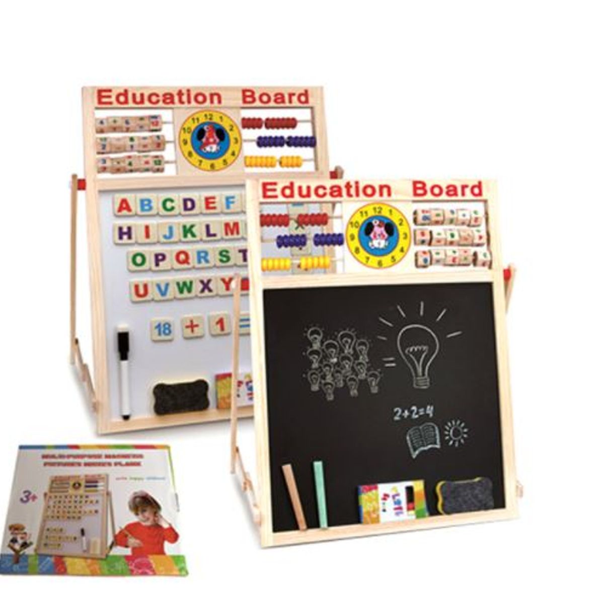 GENERICO - PIZARRA DOBLE + MULTIPROPÓSITO