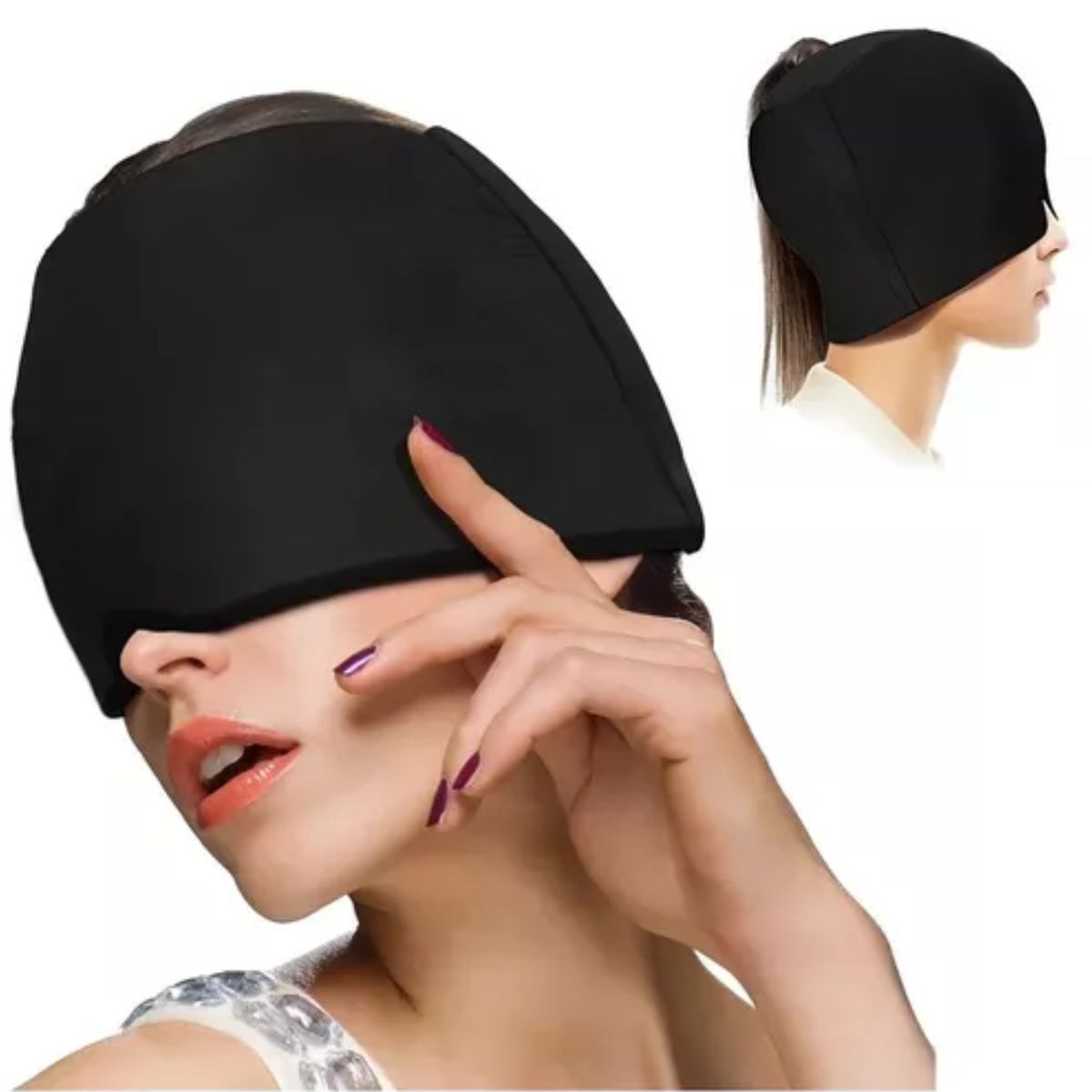 GENERICO - Gorro De Gel Para Aliviar La Migraña