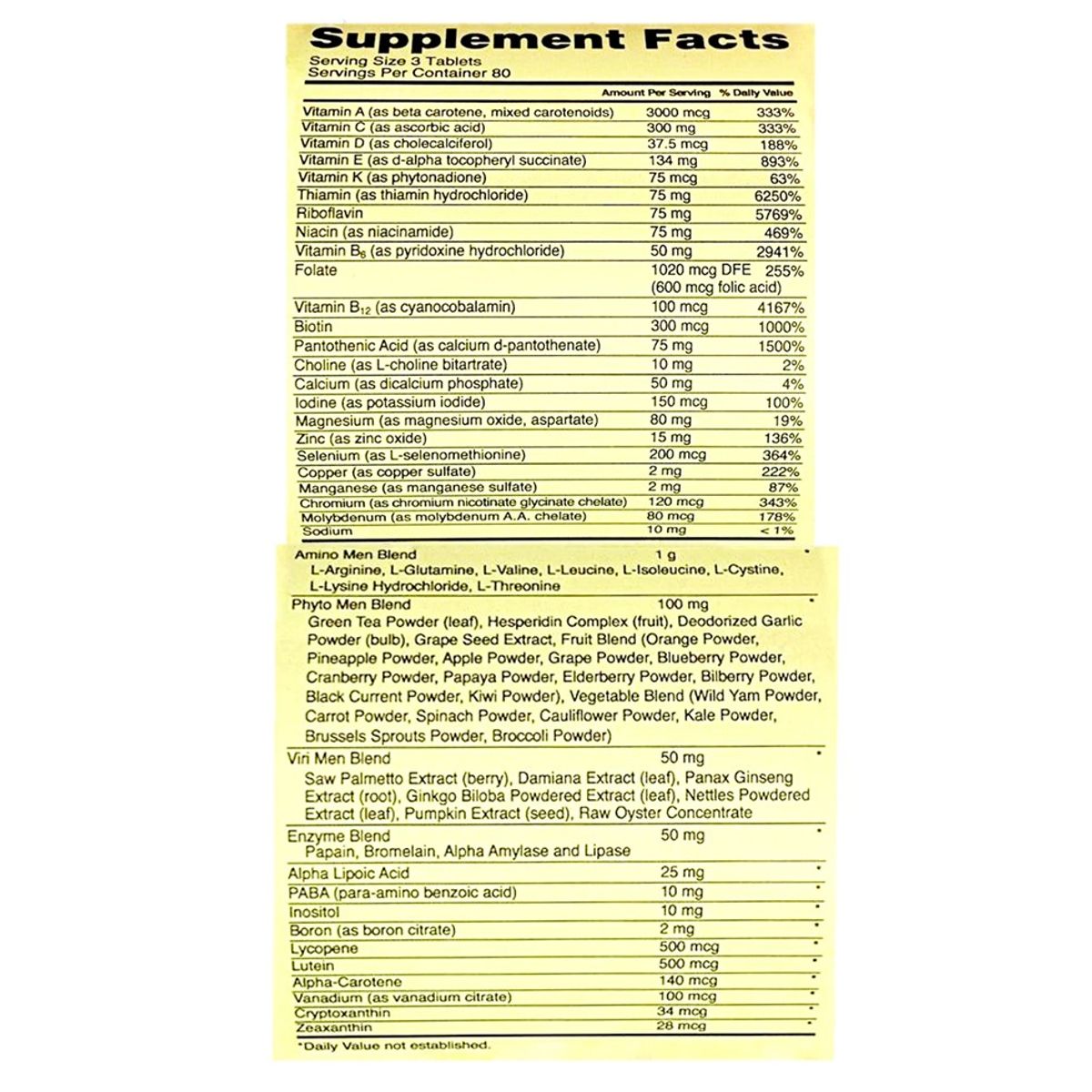 OPTIMUN NUTRITION - Optimen 240 Tabletas Multivitamínico Americano ON - Tienda Física