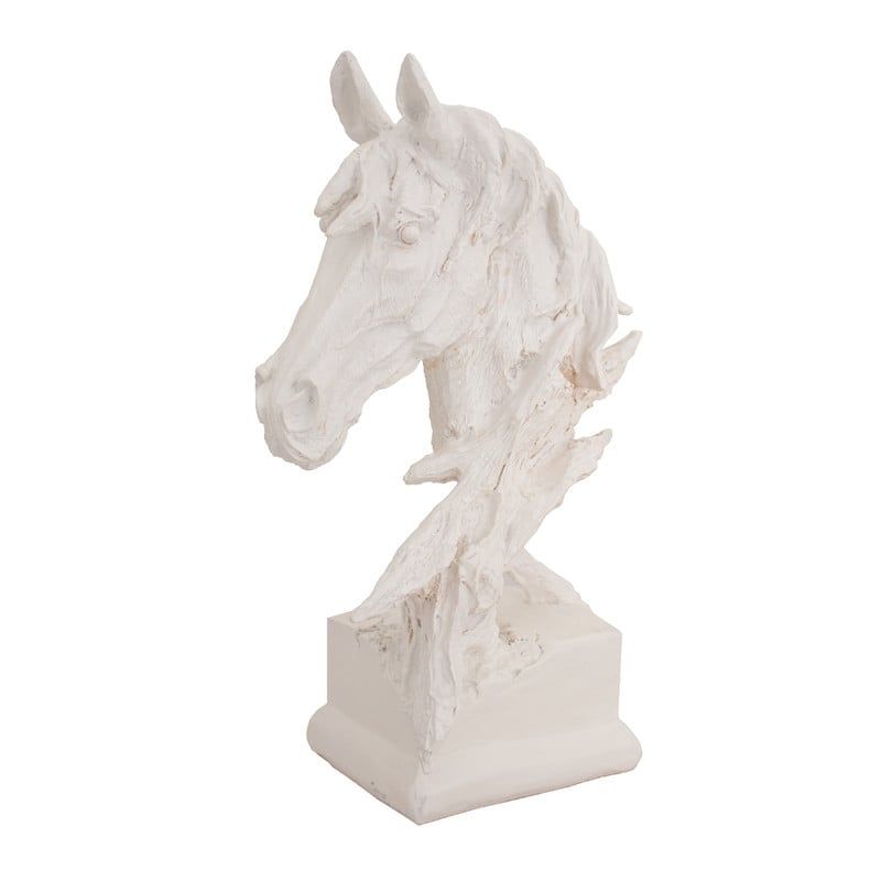 PANADECOR - Estatua Cabeza de Caballo Blanco