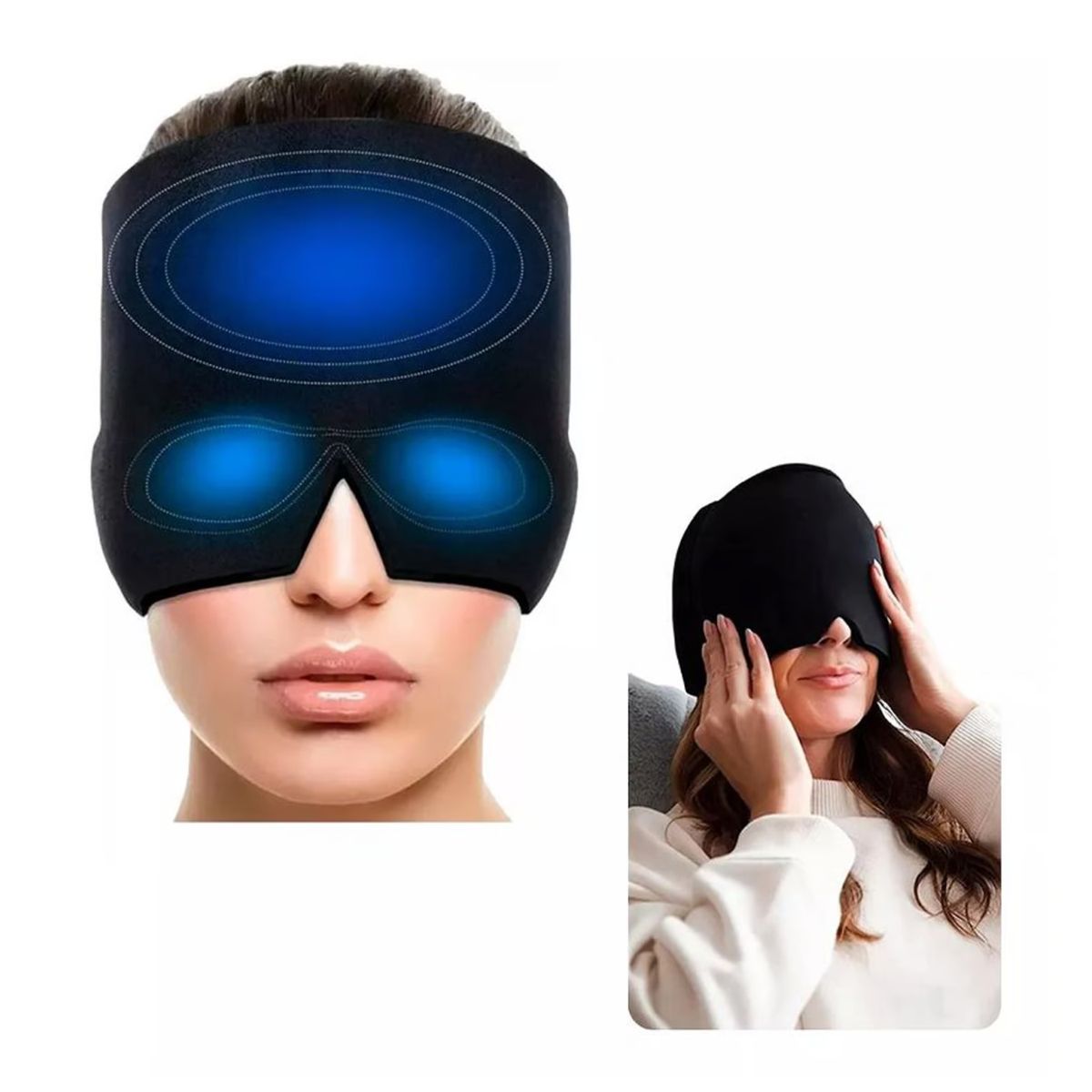 GENERICO - Gorro Terapéutico Para Migrañas y Dolores De Cabeza