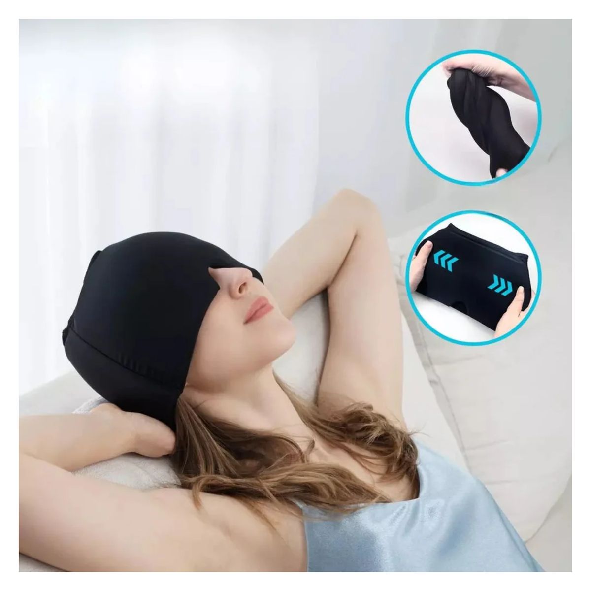 GENERICO - Gorro Terapéutico Estirable Para El Alivio Del Dolor De Cabeza