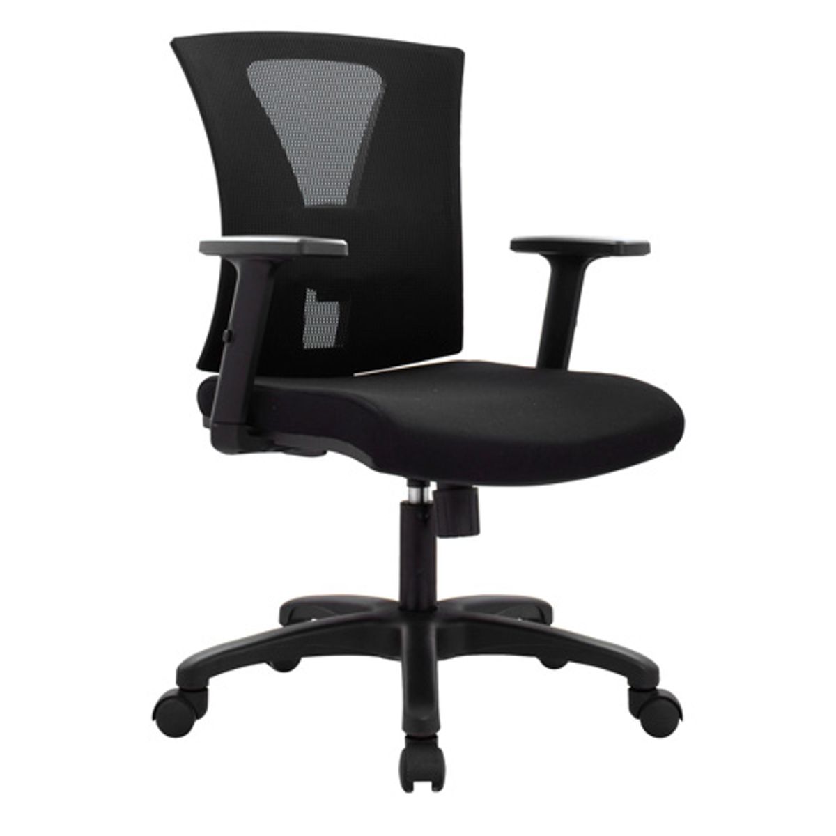 OFIDEAS - Silla Ergonomica Nix Brazos Cromo Regulables Negro Ofideas