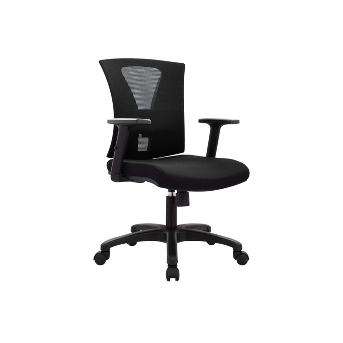 OFIDEAS - Silla Ergonomica Nix Brazos Cromo Regulables Negro Ofideas