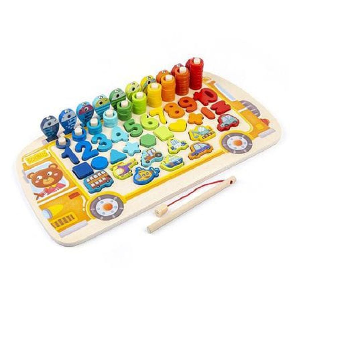 GENERICO - JUGUETE MONTESSORI BUS