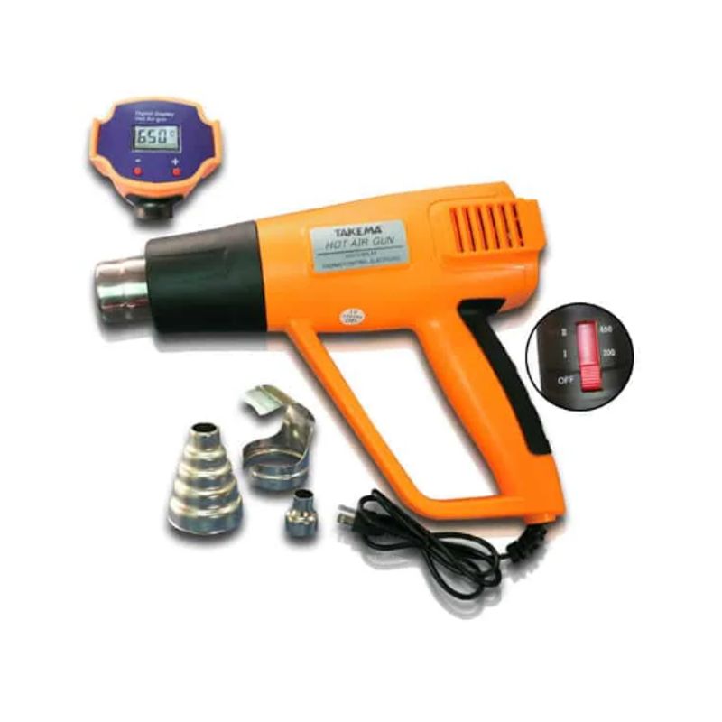 TAKEMA - Pistola de Calor con Regulador Display 1500W ZD-510 TAKEMA