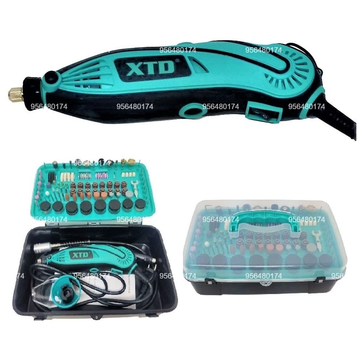 XTD - MINI TALADRO MULTIPROPOSITO + 227 ACCESORIOS.