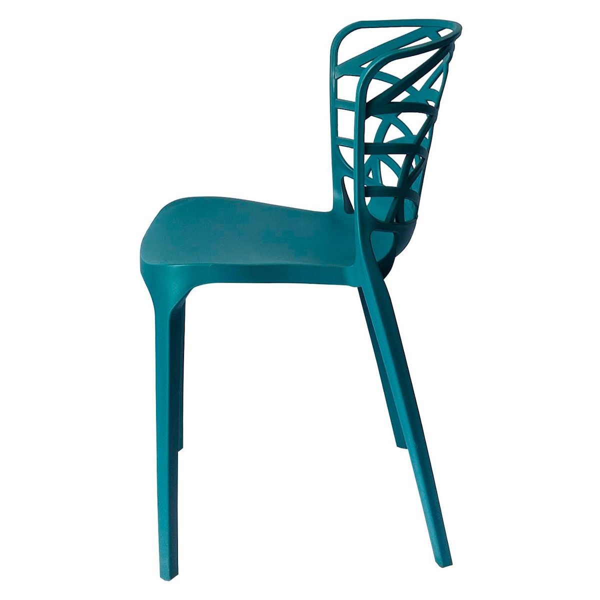 ARKIMUEBLES - Silla de polipropileno modelo Charlize cobalto