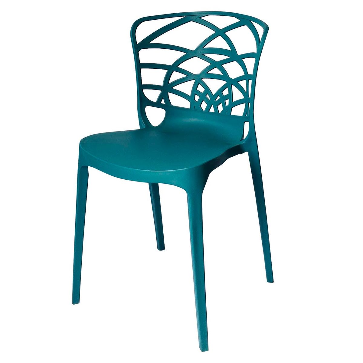 ARKIMUEBLES - Silla de polipropileno modelo Charlize cobalto