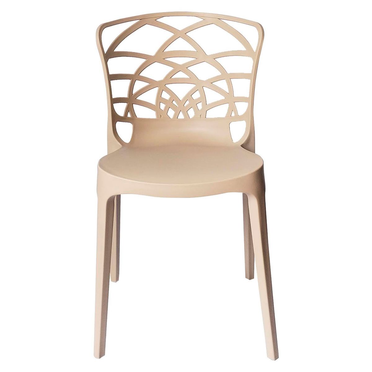 ARKIMUEBLES - Silla de polipropileno modelo Charlize arena