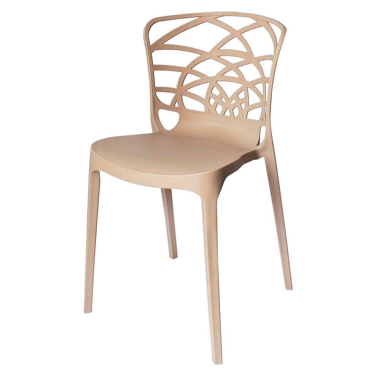 ARKIMUEBLES - Silla de polipropileno modelo Charlize arena