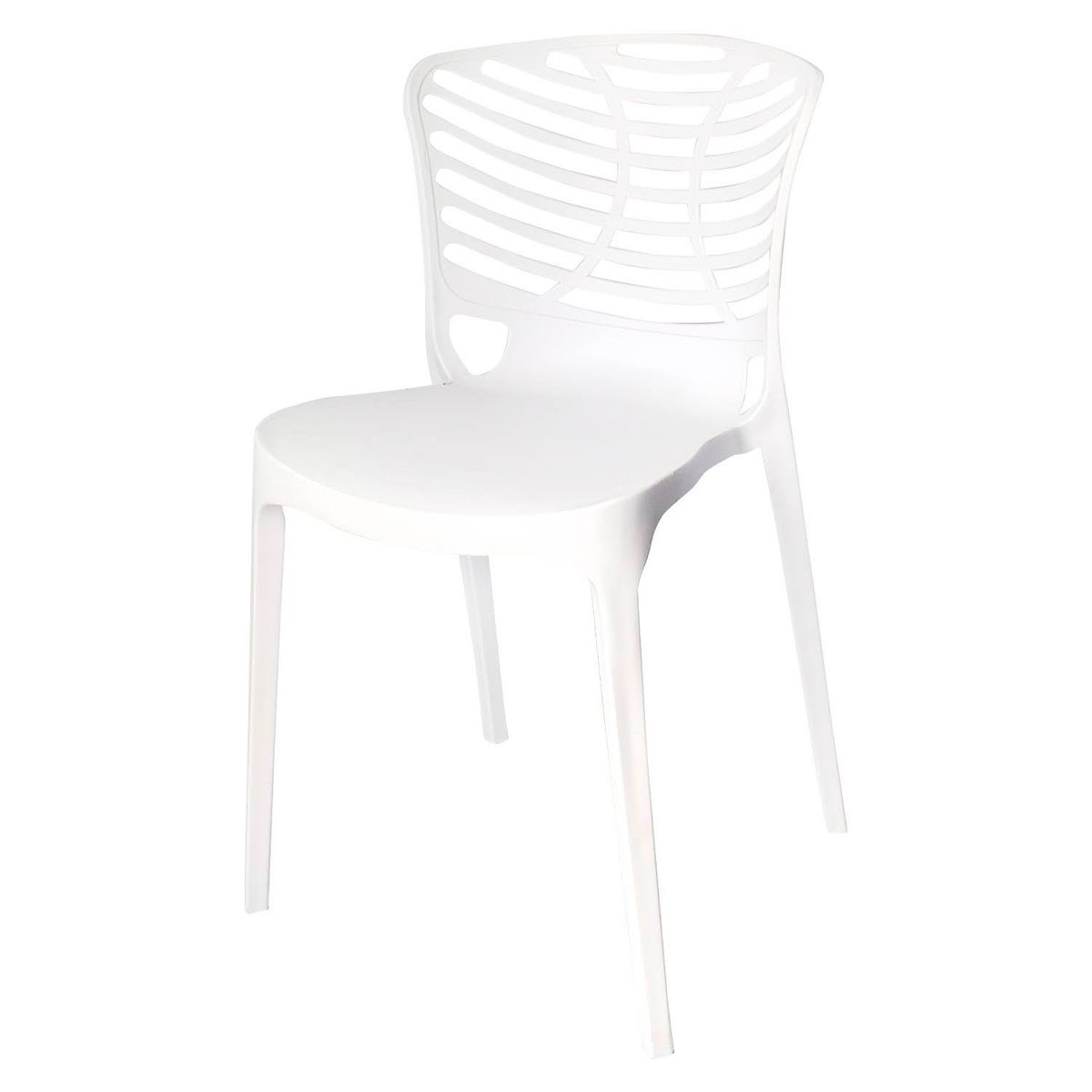 ARKIMUEBLES - Silla de polipropileno modelo Florence blanco