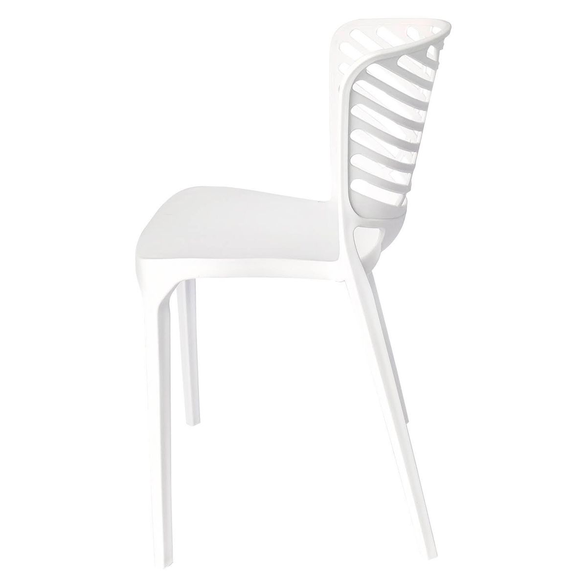 ARKIMUEBLES - Silla de polipropileno modelo Florence blanco