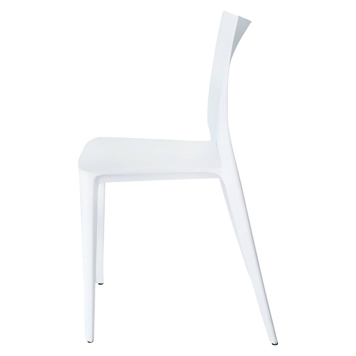 ARKIMUEBLES - Silla de polipropileno modelo Valerie blanco