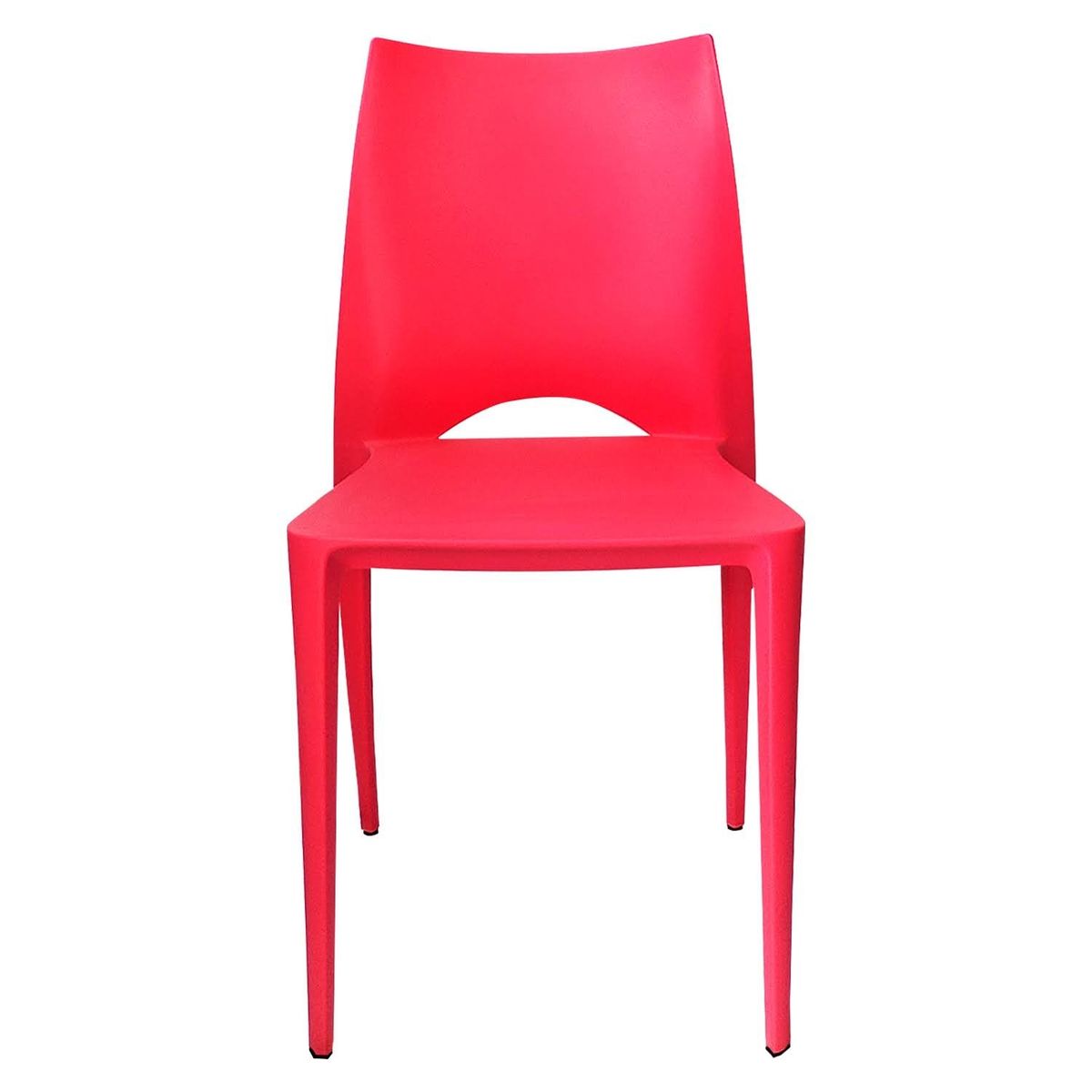 ARKIMUEBLES - Silla de polipropileno modelo Valerie cereza