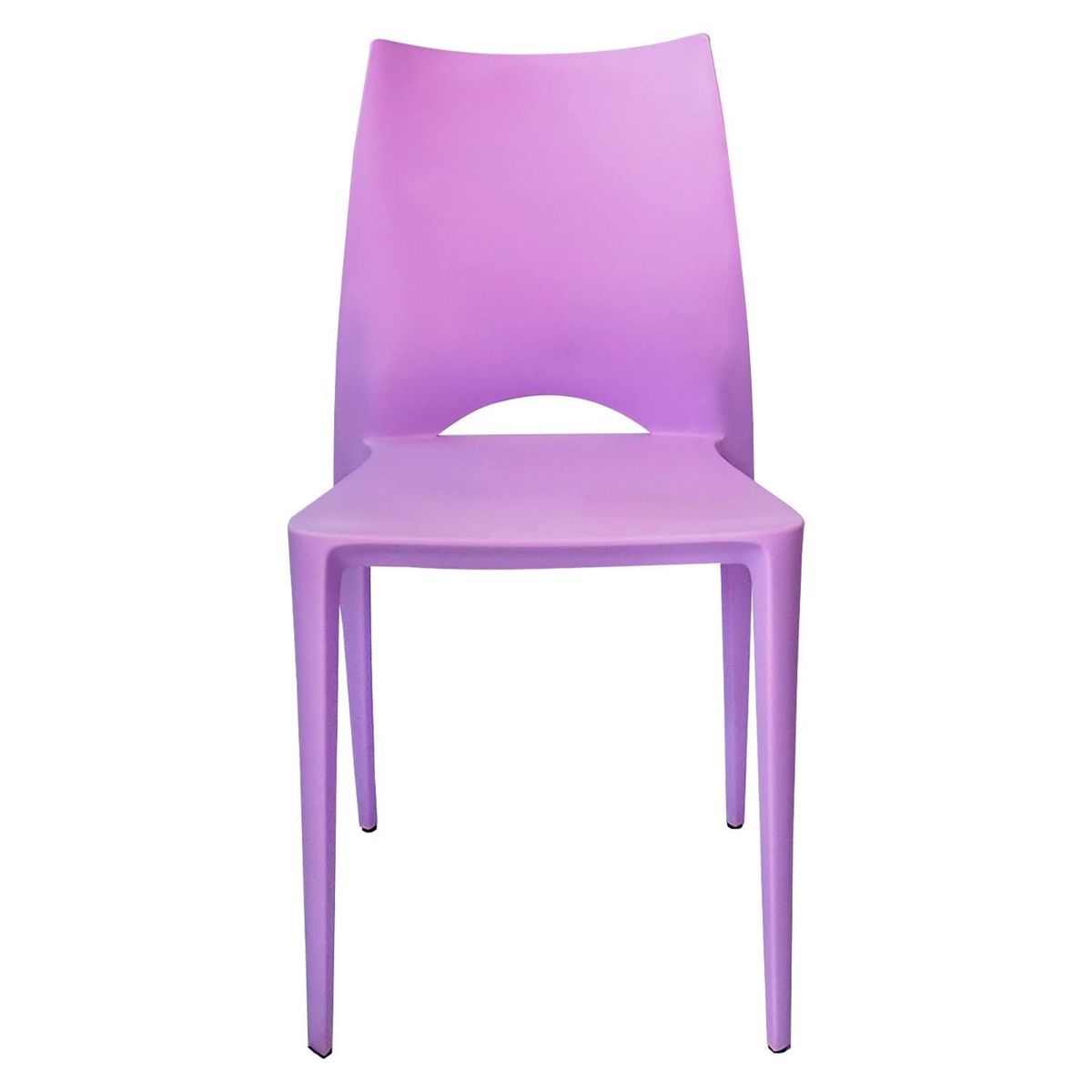 ARKIMUEBLES - Silla de polipropileno modelo Valerie lila