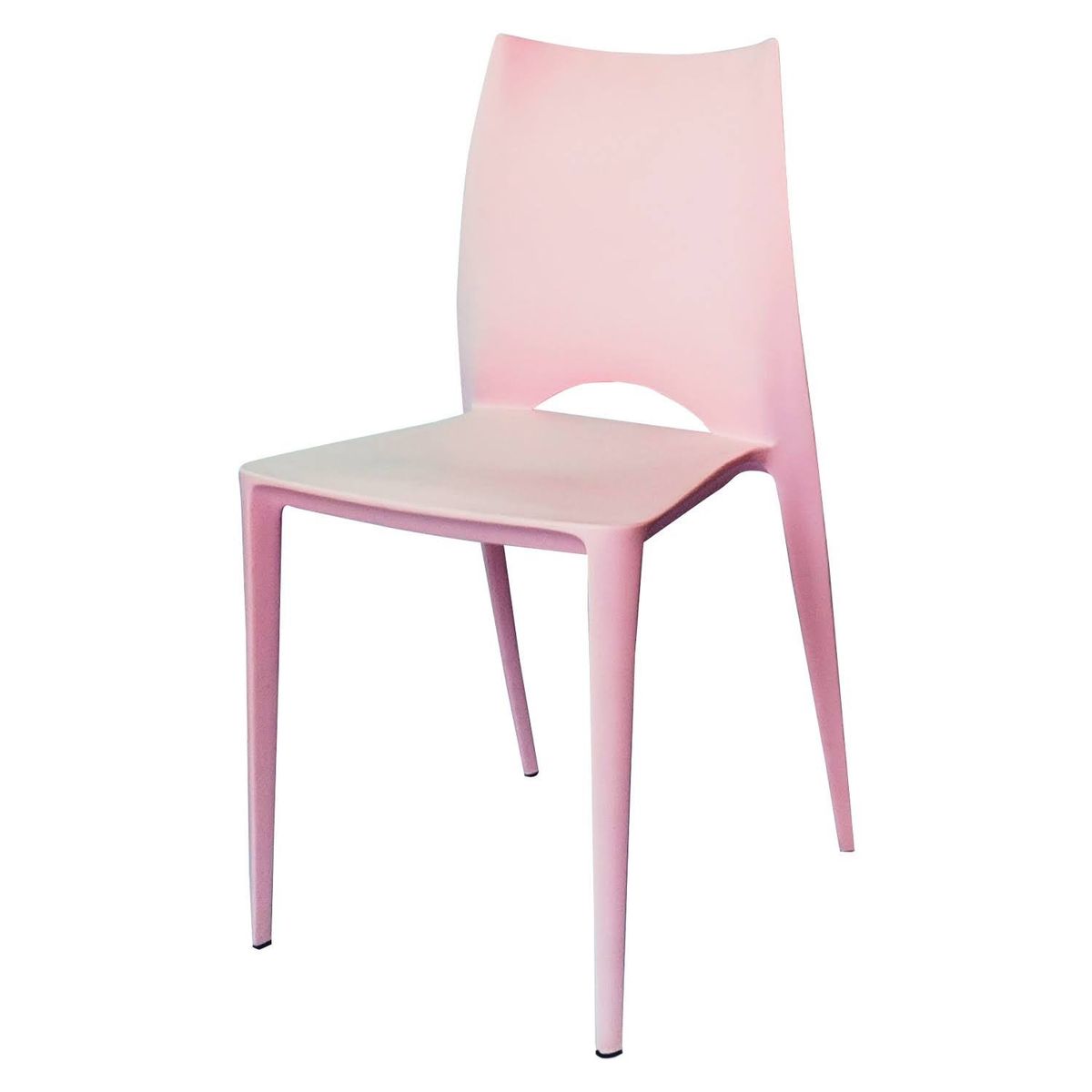 ARKIMUEBLES - Silla de polipropileno modelo Valerie rosado