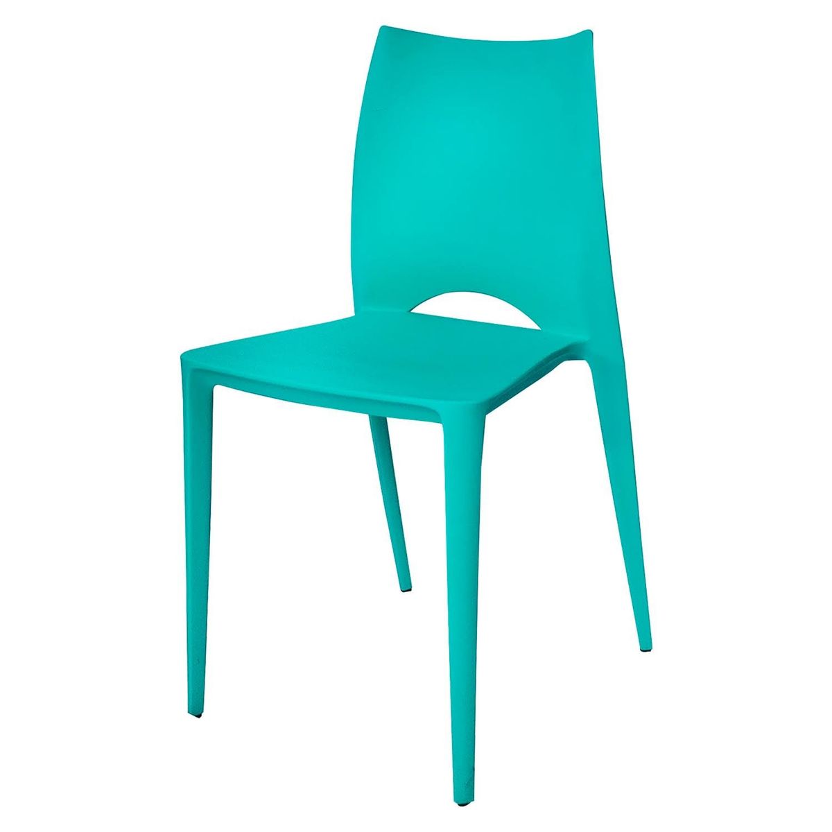 ARKIMUEBLES - Silla de polipropileno modelo Valerie turquesa